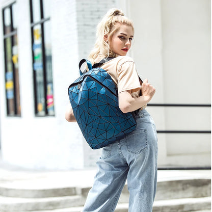 Fashion Geometric Travel Backpack