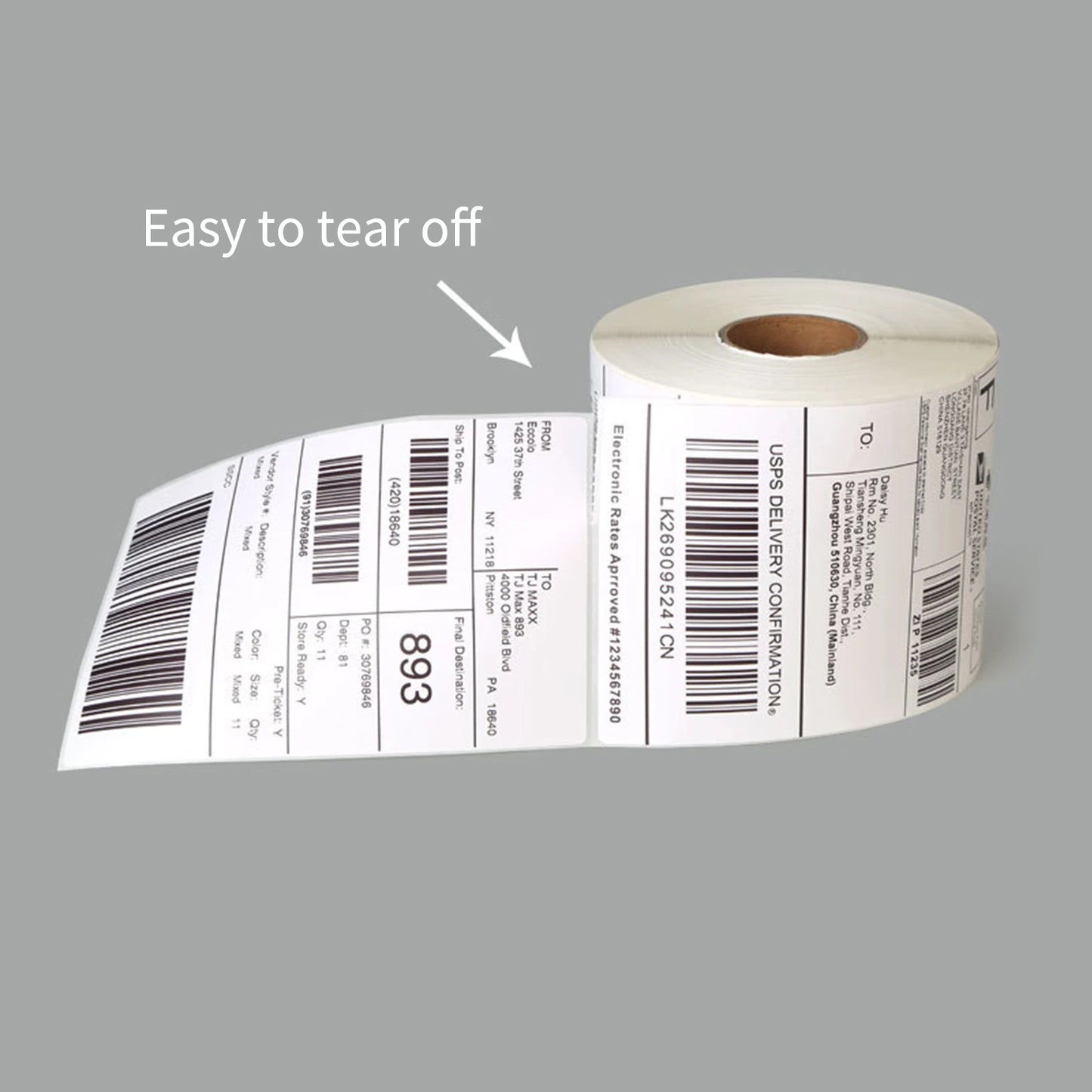 Thermal Shipping Labels Roll