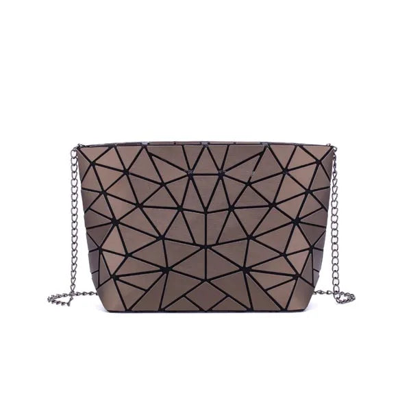 Geometric Chain Crossbody Shoulder Bag