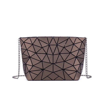 Geometric Chain Crossbody Shoulder Bag