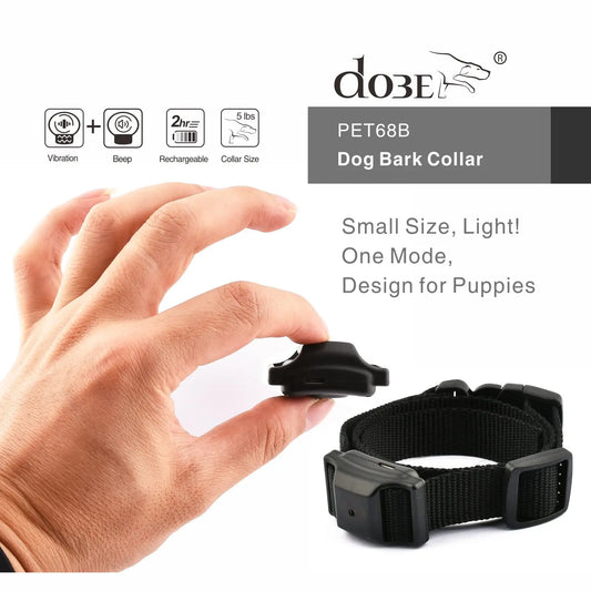 Humane No-Shock Anti-Bark Training Collar for Dogs