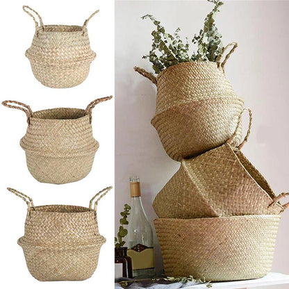 Seagrass Wicker Storage Basket