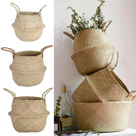 Seagrass Wicker Storage Basket