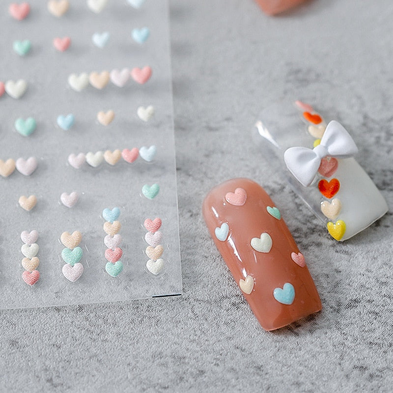 3D Acrylic Engraved  Nail Sticker