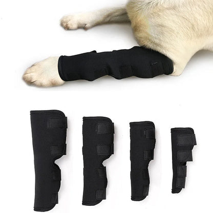 Dog Leg Knee Brace Bandage Support Wrap