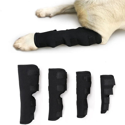 Dog Leg Knee Brace Bandage Support Wrap