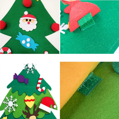 Kids DIY Felt Christmas Tree Set