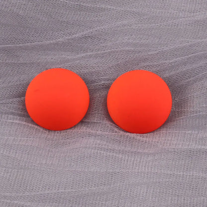 Geometry Neon Round Square Acrylic Earrings