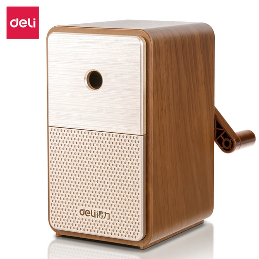 DELI Adjustable Hand Crank Pencil Sharpener