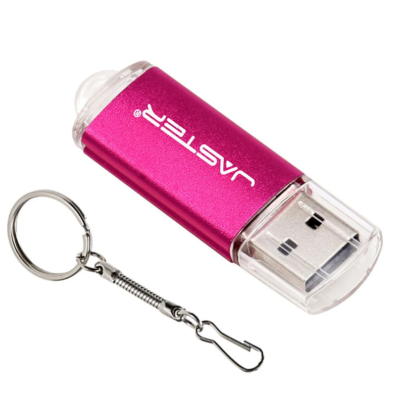 Portable USB 2.0 Memory Stick with Key Ring – Multiple Capacities & Colors
