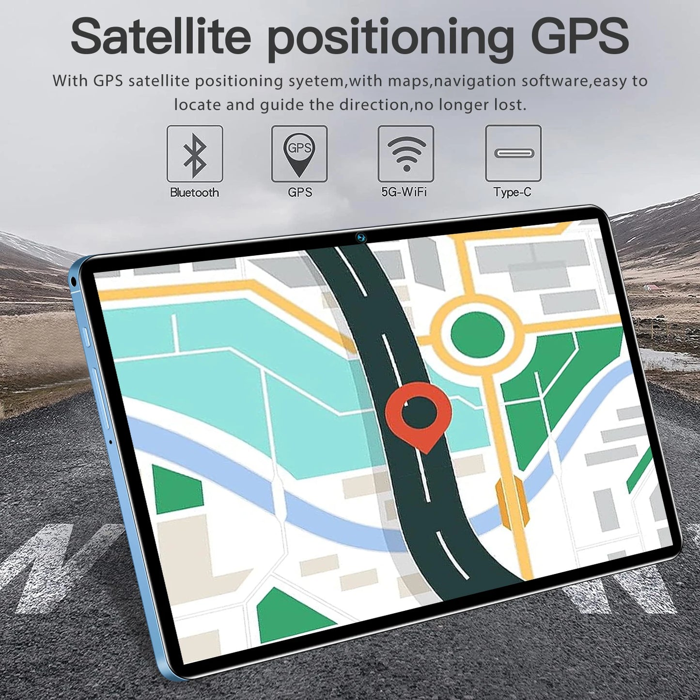 10.1-Inch Android Tablet PC with Touch Screen, MTK Processor