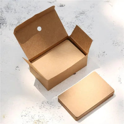 Blank Kraft Message Cards