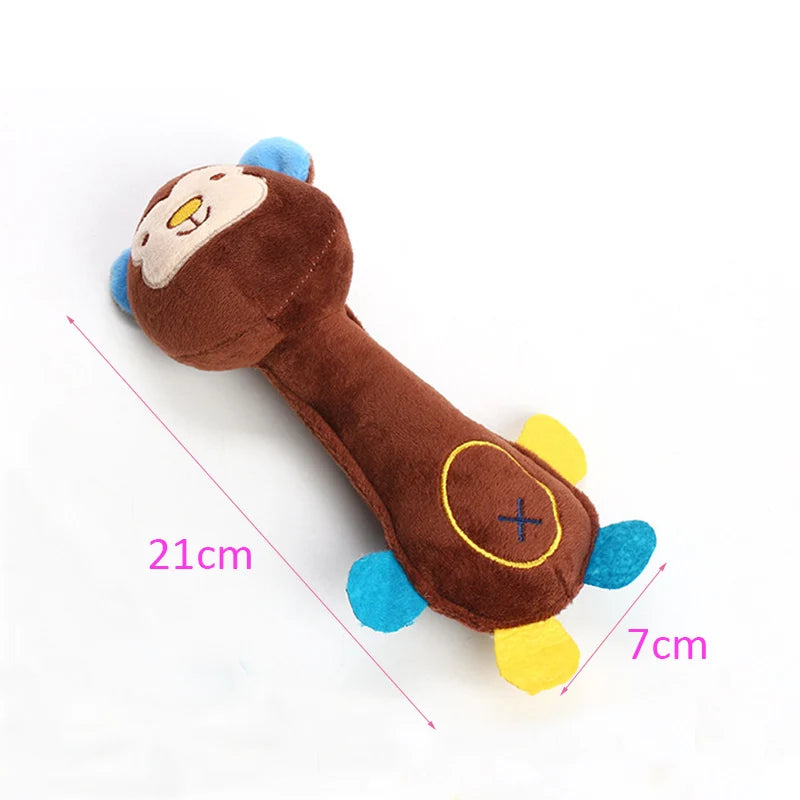 Animal Plush Squeaky Dog Toy