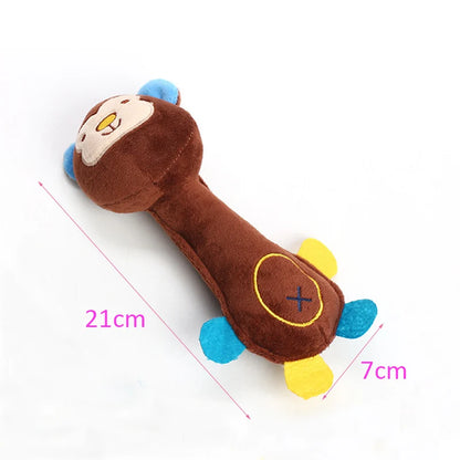 Animal Plush Squeaky Dog Toy