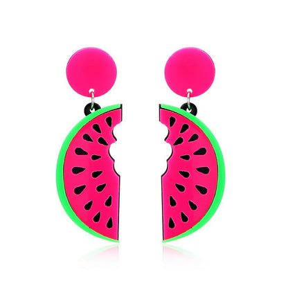 Fruit Vegetables Acrylic Drop Earrings