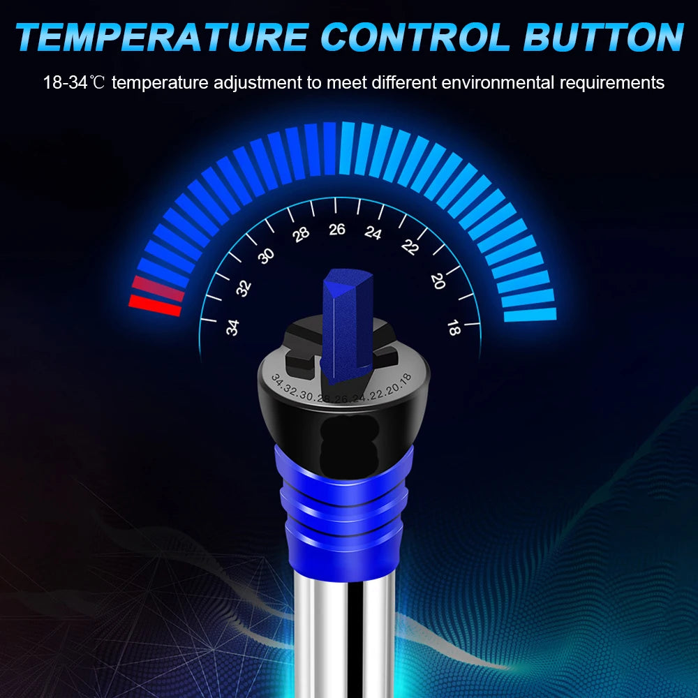Adjustable Aquarium Heater Rod with Thermostat