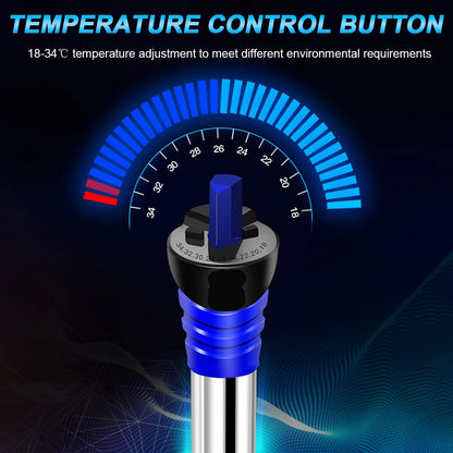 Adjustable Aquarium Heater Rod with Thermostat
