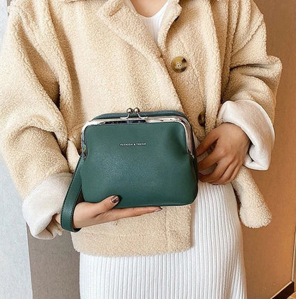 Vintage Leather Crossbody Handbag