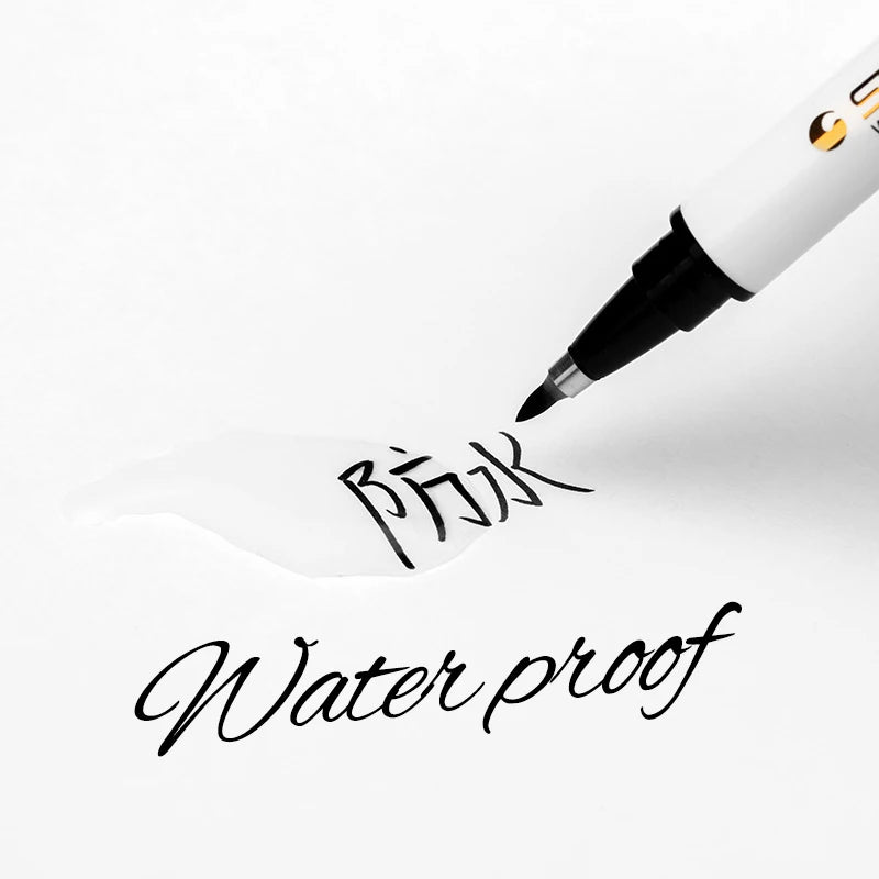 Waterproof Japanese Calligraphy Brush Pen Set