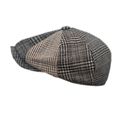 Wool Stitching Flat Cap