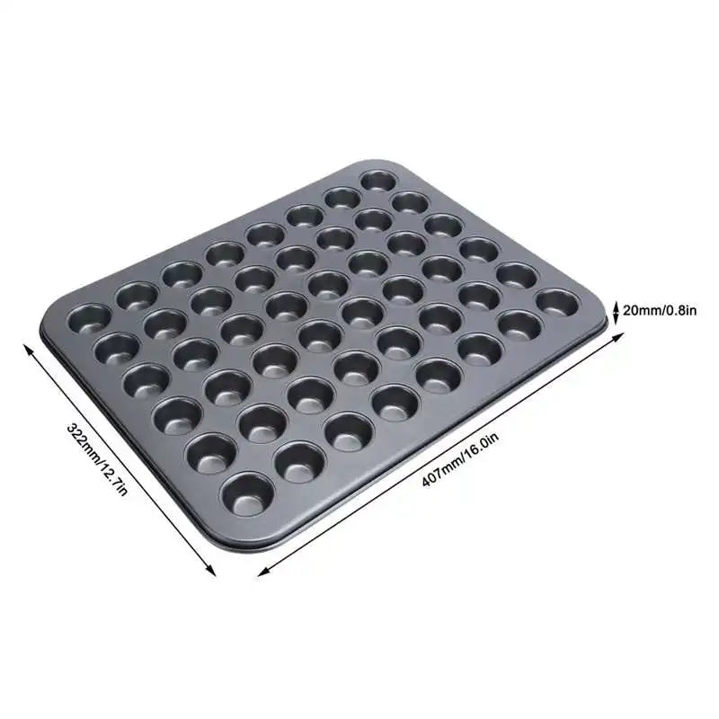 48-Cup Mini Muffin Baking Tray