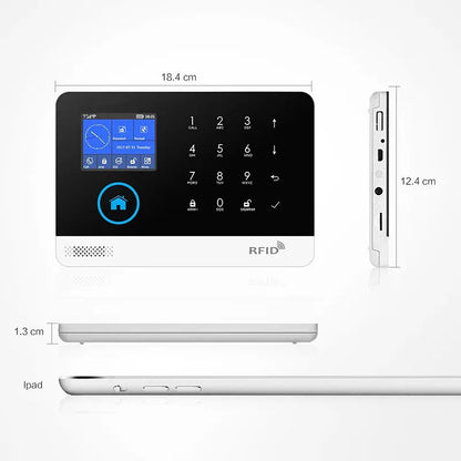 Wireless Security System with Sensors & App Control
