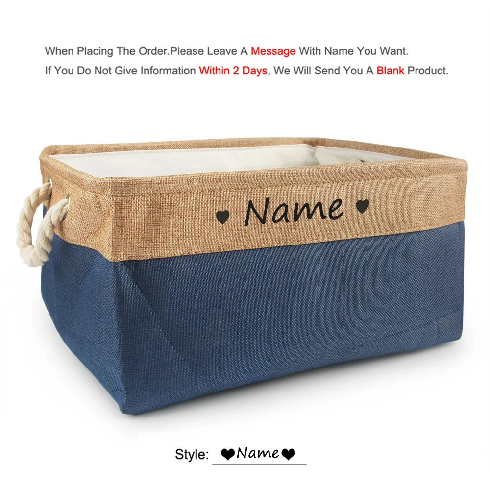 Custom Pet Storage Basket