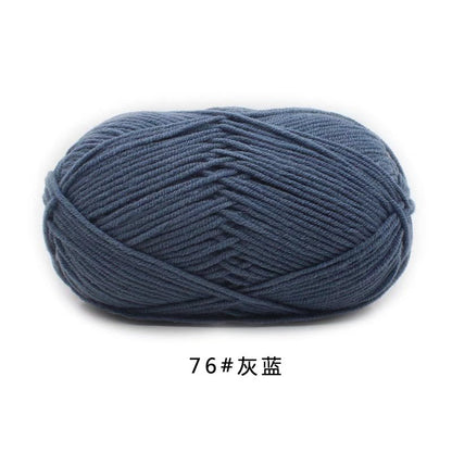 50g/Set 4ply Milk Cotton Knitting Wool Yarn