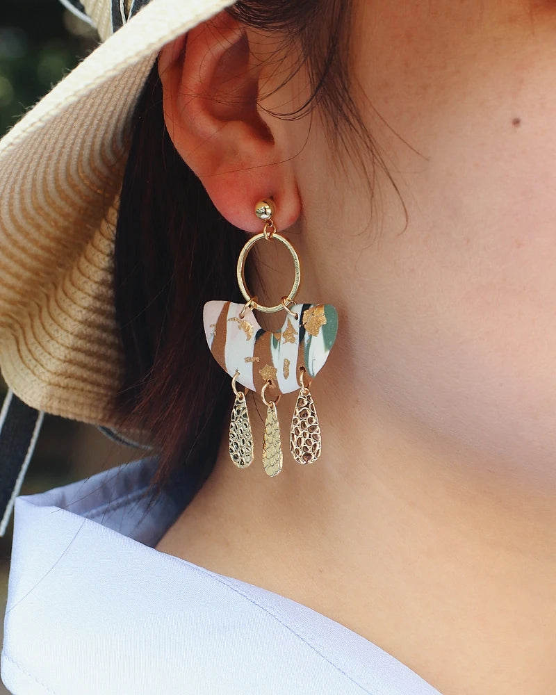 Lifefontier Bohemian Pattern Earrings