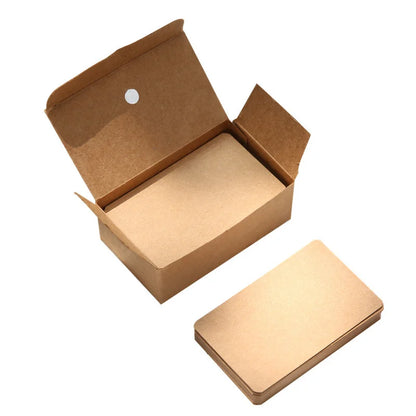 Blank Kraft Message Cards