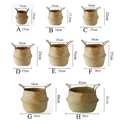 Seagrass Wicker Storage Basket