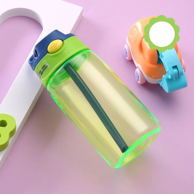 480ml Water Bottle With Straw