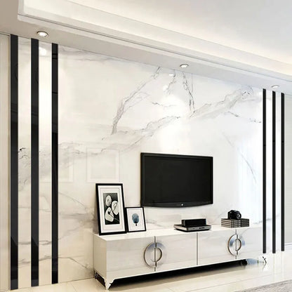 Acrylic Mirror Wall Strips Set