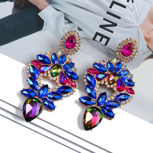 Sparkly Crystal Drop Earrings