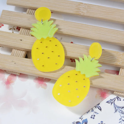 Fruit Vegetables Acrylic Drop Earrings