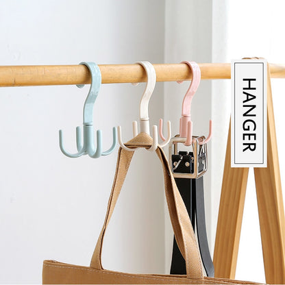 Space Saving Rotated Hanger Hooks