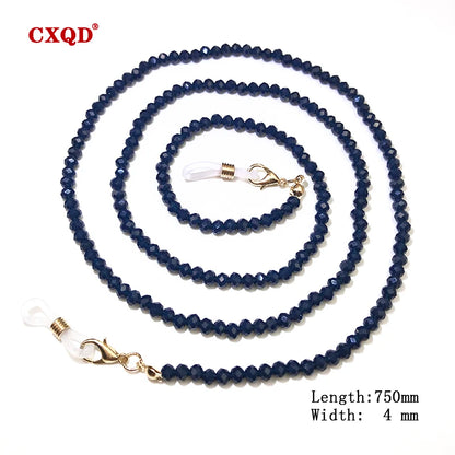 Women's Fashion Reading Glasses Chain Beaded Eyeglass Strap