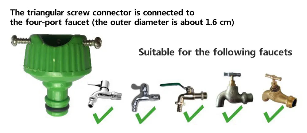 Expandable Garden Hose with Spray Gun