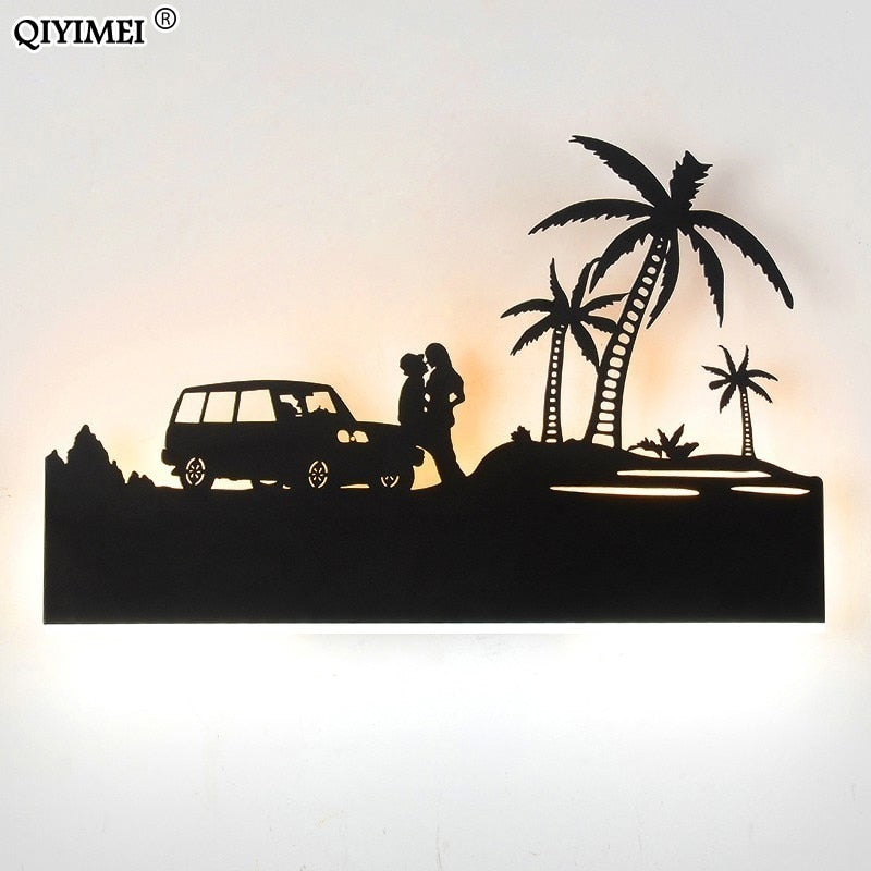 Wall lamp acrylic lampshade lighting fixture