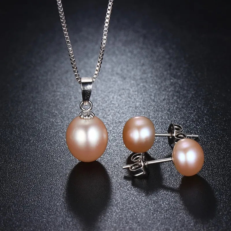 Hengsheng Natural Pearl Jewelry Set