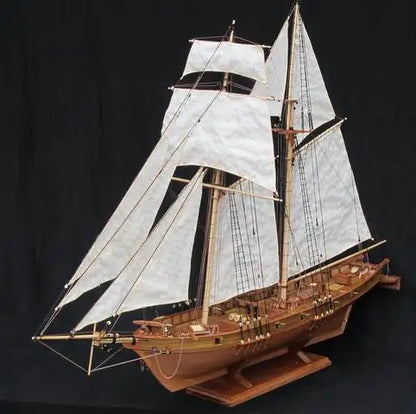 Classic Ancient Ship Wooden Sailboat