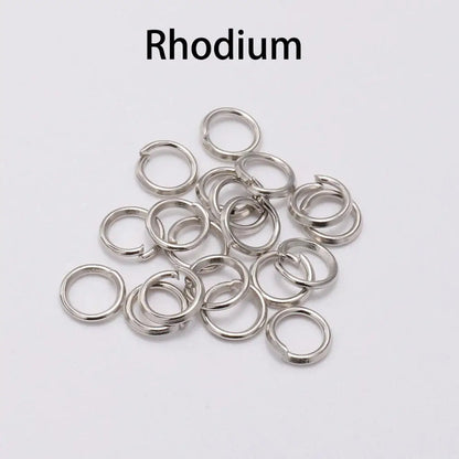 50-200Pcs/lot 3-20 mm Split Rings Connectors For DIY Jewelry