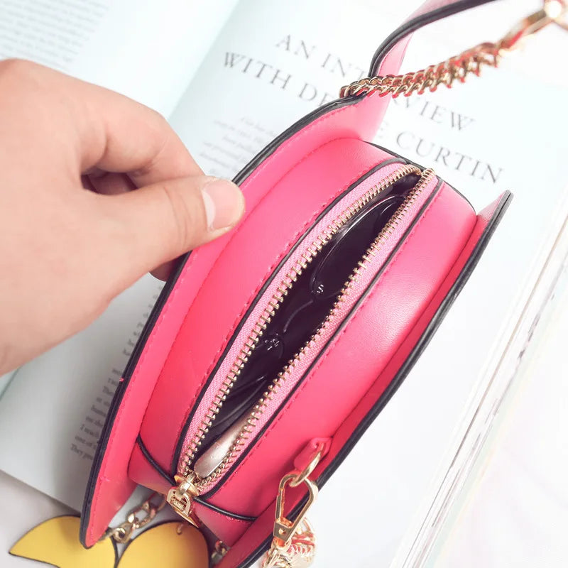 Embroidery Flamingo Shape Handbag