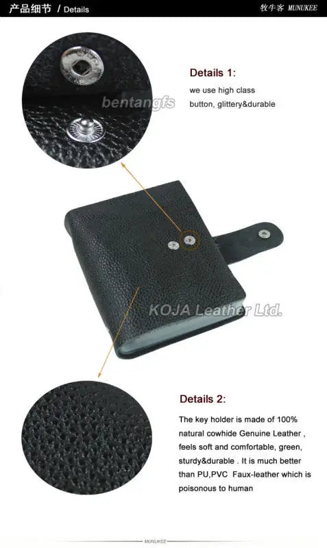 100% Genuine Leather Credit Card Holder