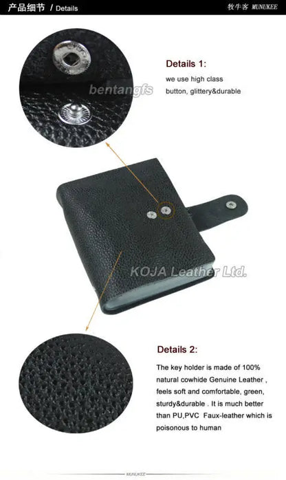 100% Genuine Leather Credit Card Holder