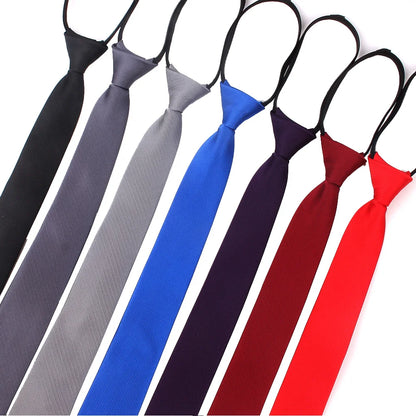 Zipper Necktie 6cm