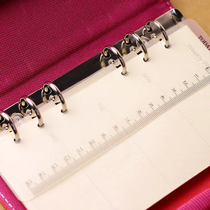 Frosted Planner Bookmark Ruler for A5, A6 & A7 Ring Binders