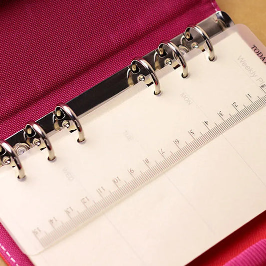 Frosted Planner Bookmark Ruler for A5, A6 & A7 Ring Binders