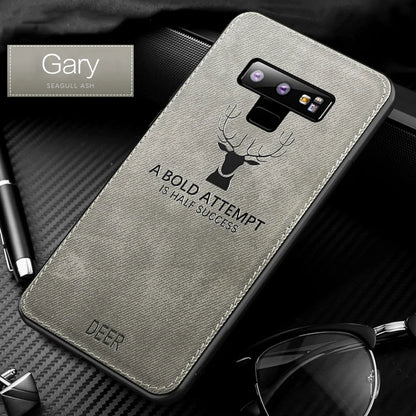 Deer Luxury Fabric Case For Samsung Galaxy