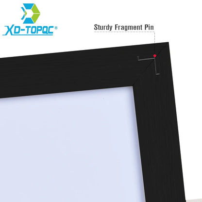A3 Magnetic Dry Erase Whiteboard with Wooden Frame